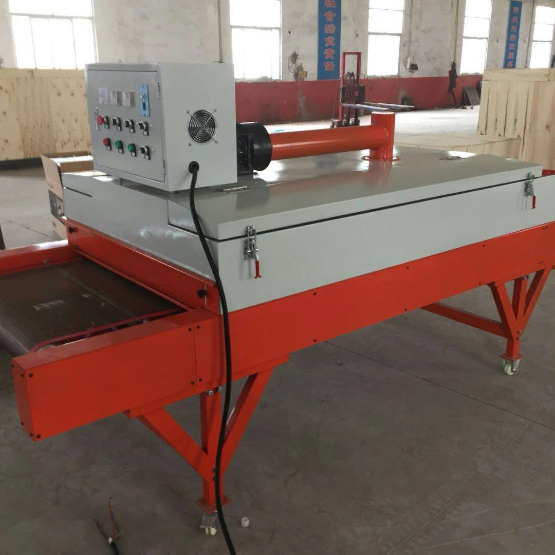 fast speed IR hot drying Tunnel screen printing conveyor dryer for T-shirt Silk Screen Printing flash dryer machine