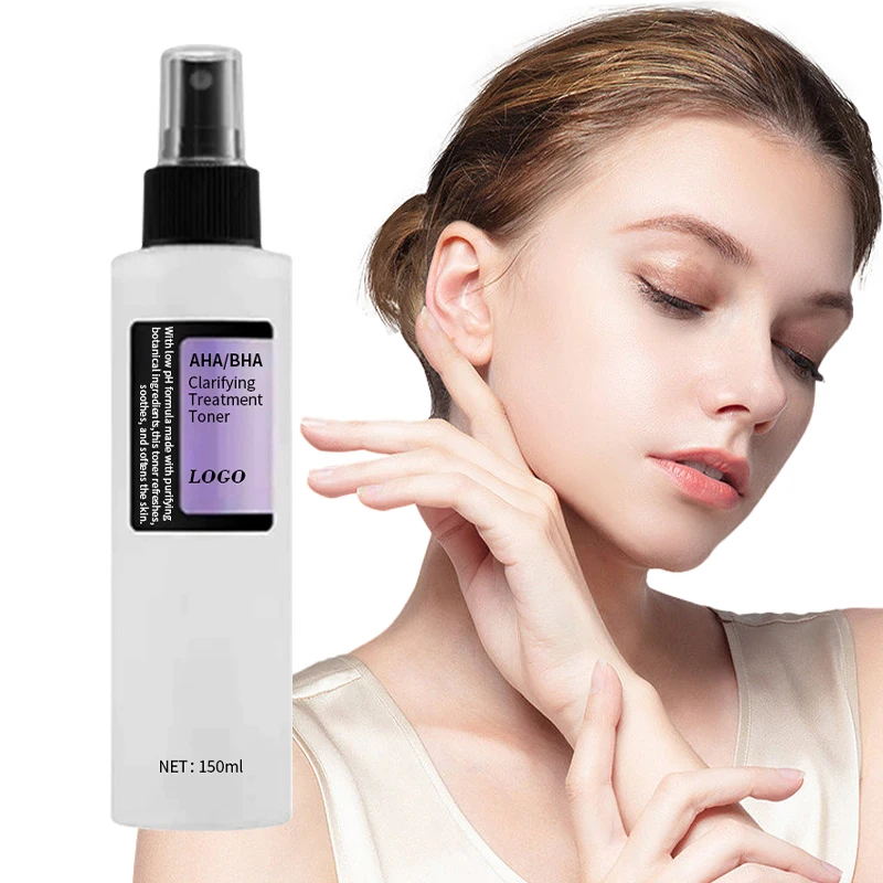 Wholesale Clarifying Treatment Toner Shrink pores AHA+BHA lightening chinese face whitening toner face