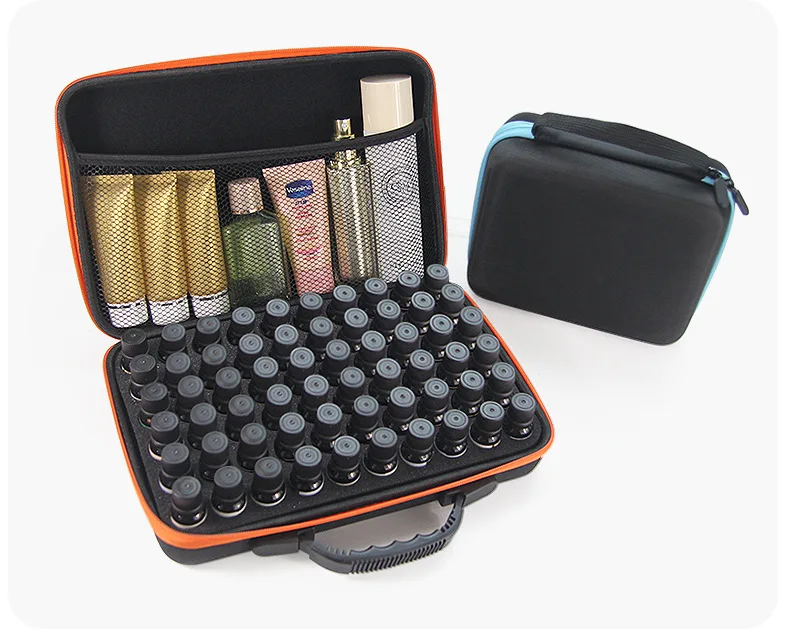 Custom 30 Bottle Capacity Eva Essential Oil Carrying Case With Foam Insert Essential Oil Storage Bag Essential Oil Organizer