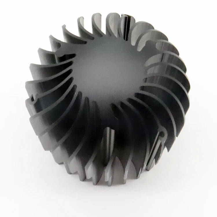 CNC Precision Customization Processing 6000 Series Aluminum Profile Extruded Circular Sunflower Radiator Aluminum Profile