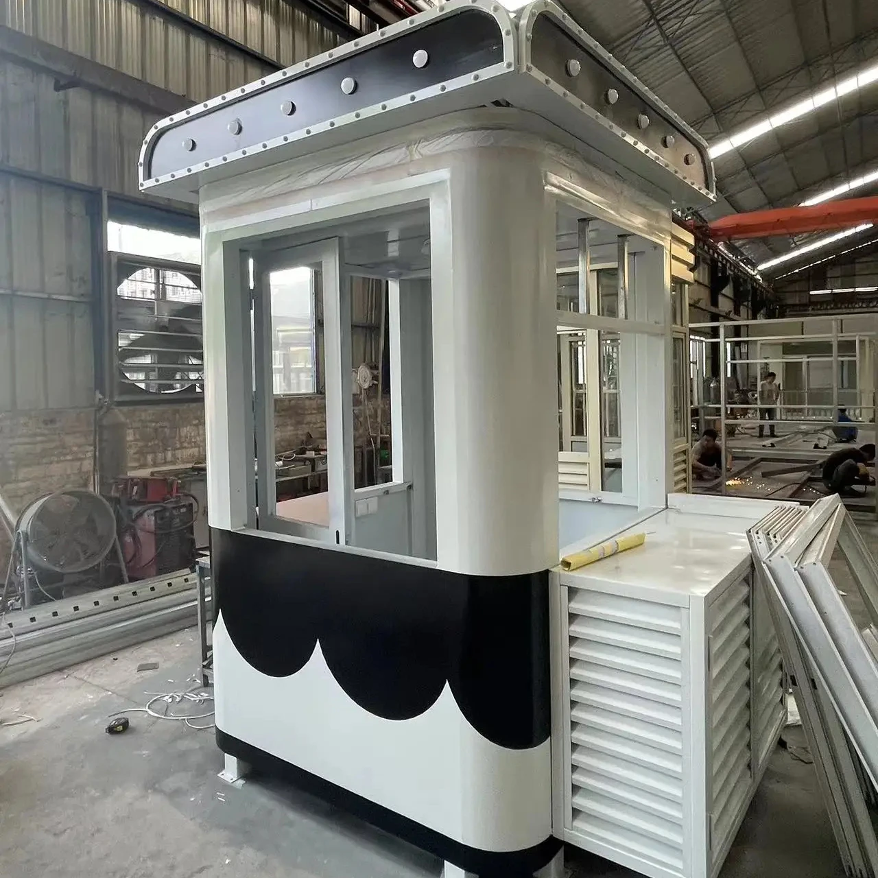 cabin work site mobile office plus toilet camping houses good price enska housing guard stand kot prefabri tied to build house