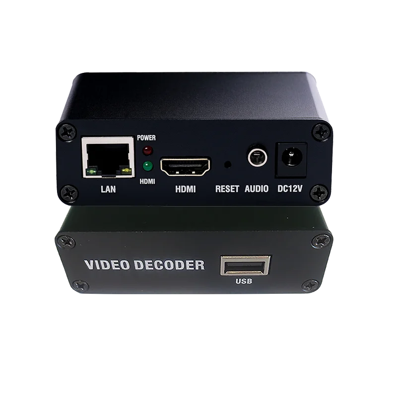 Портативный h.264 h265 декодер потокового видео ip с USB