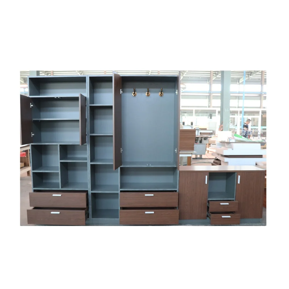 LULI Wooden Wardrobe Bedroom Furniture Clothing Luxury Advanced Furniture for Home