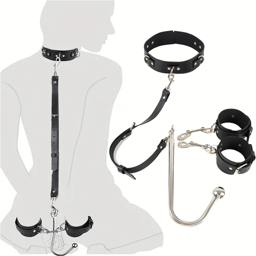Alternative sex anal hook set bondage collar bondage handcuffs masturbation male and female couples adult products sm products