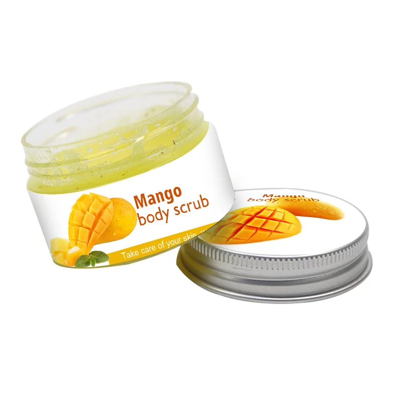 i-yoni whipped rainbow body scrub bottle private label foaming skin care exfoliating