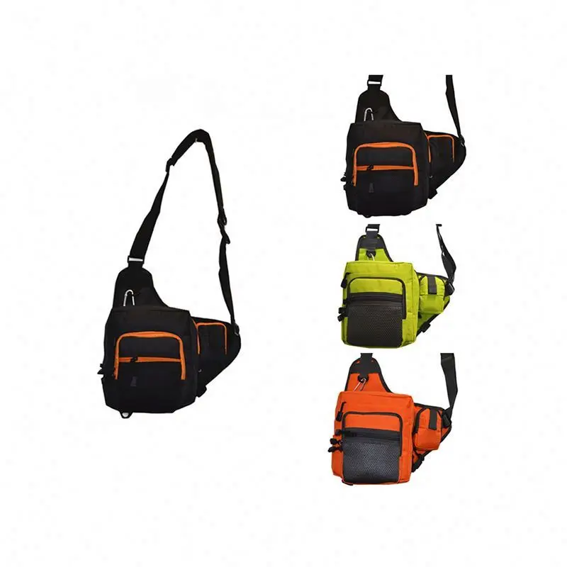 Free Sample High Quality Big Soft Fishing Tackle Shoulder Bag Backpack Waterproof Hard Case Red
