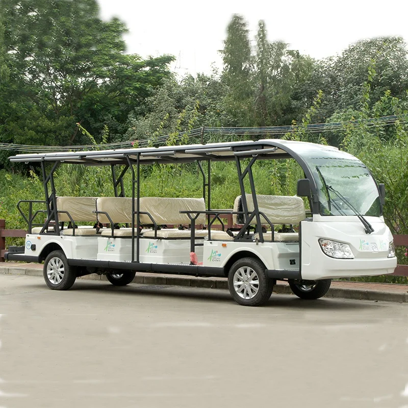 
18 seats electric shuttle bus for Ramadan temple safari in Saudi Arabia Middle East visitors or tourists sightseeing 