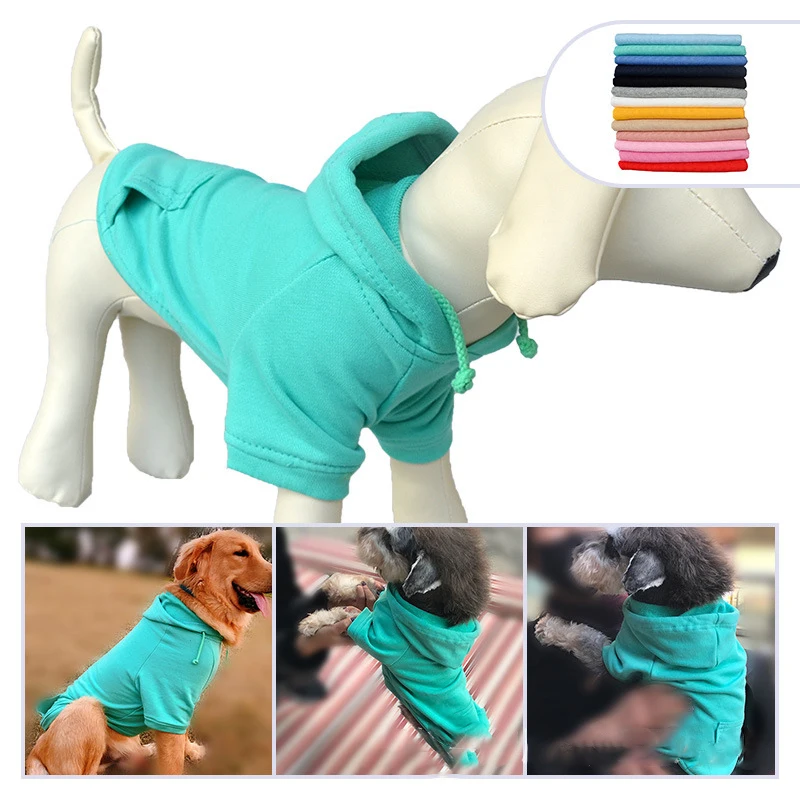 High Quality Corgi Cotton Plain Soft XS-4XL Big Small Large Dog Hoodies Blank Dog Hoodie with Pocket
