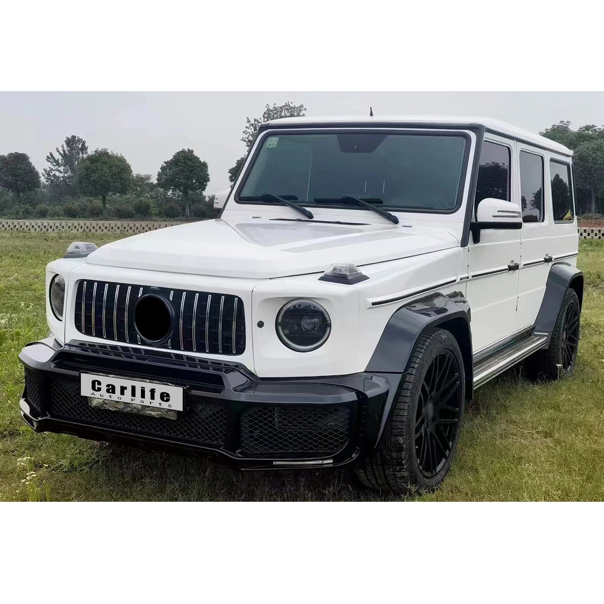 PP materials High quality facelift bumpers bodykit for Mercedes Benz G class W463 1998-2018 refit W464 2023 Bra-bus model.