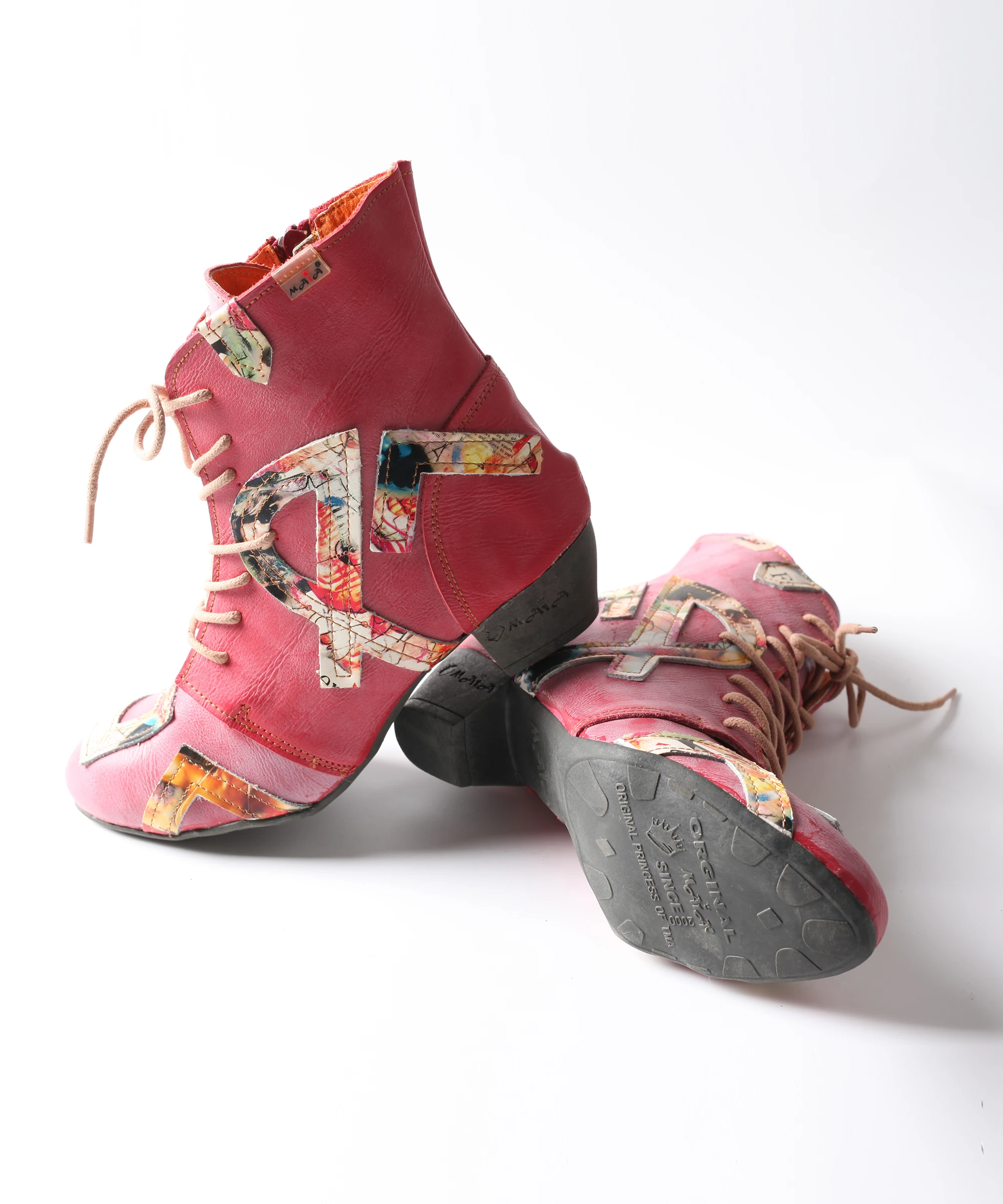 Wholesale Custom Adult Leather Ankle Boots German Trendy Fashion Tpr Sole Winter Boots