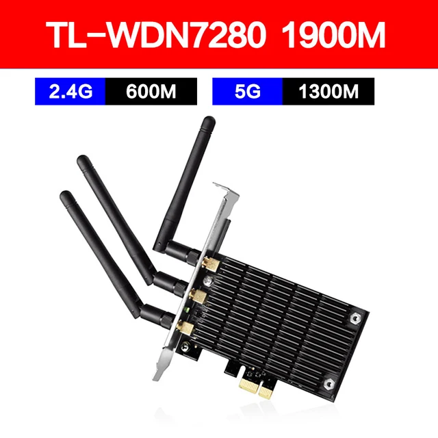 Dual-band PCI-E wireless network card desktop computer built-in adapter card Gigabit