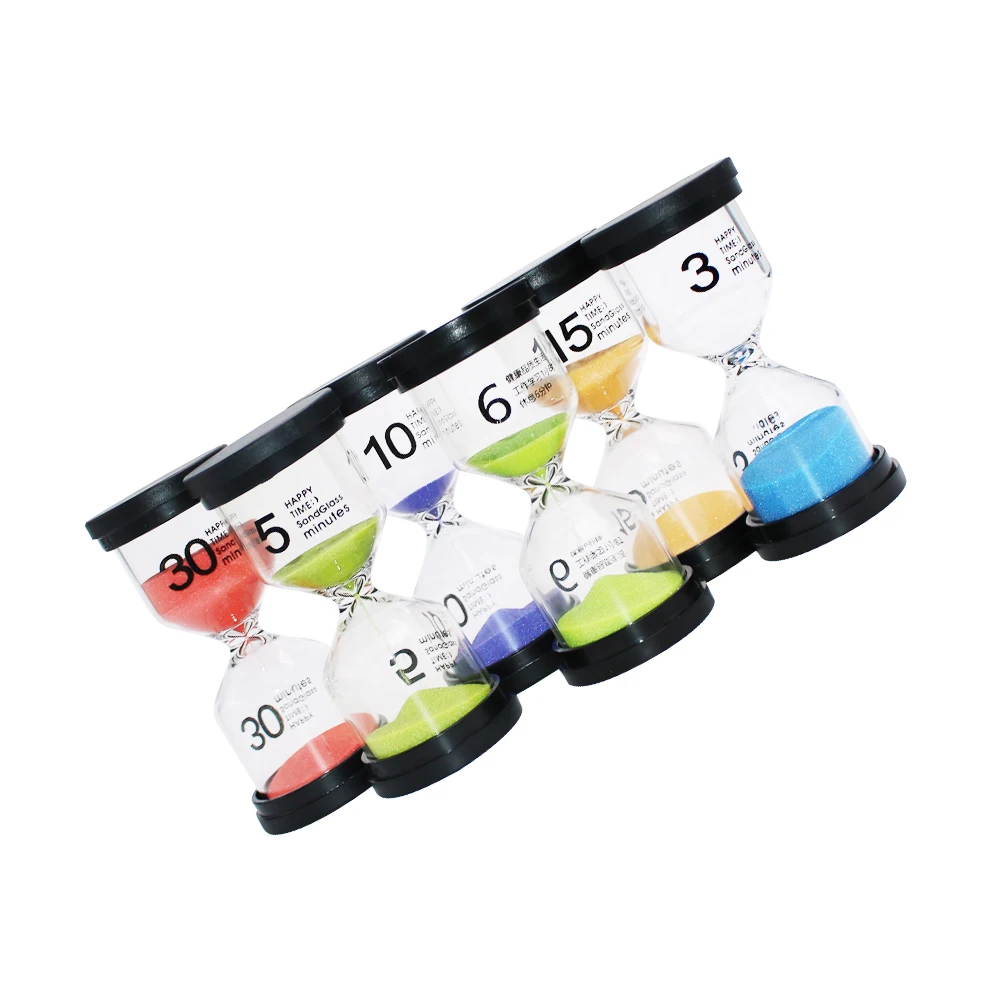 Amazon Customized Logo Custom Hourglass Sand Timer, Factory Wholesale Mini Hourglass Glass 24 Hour Hourglasses