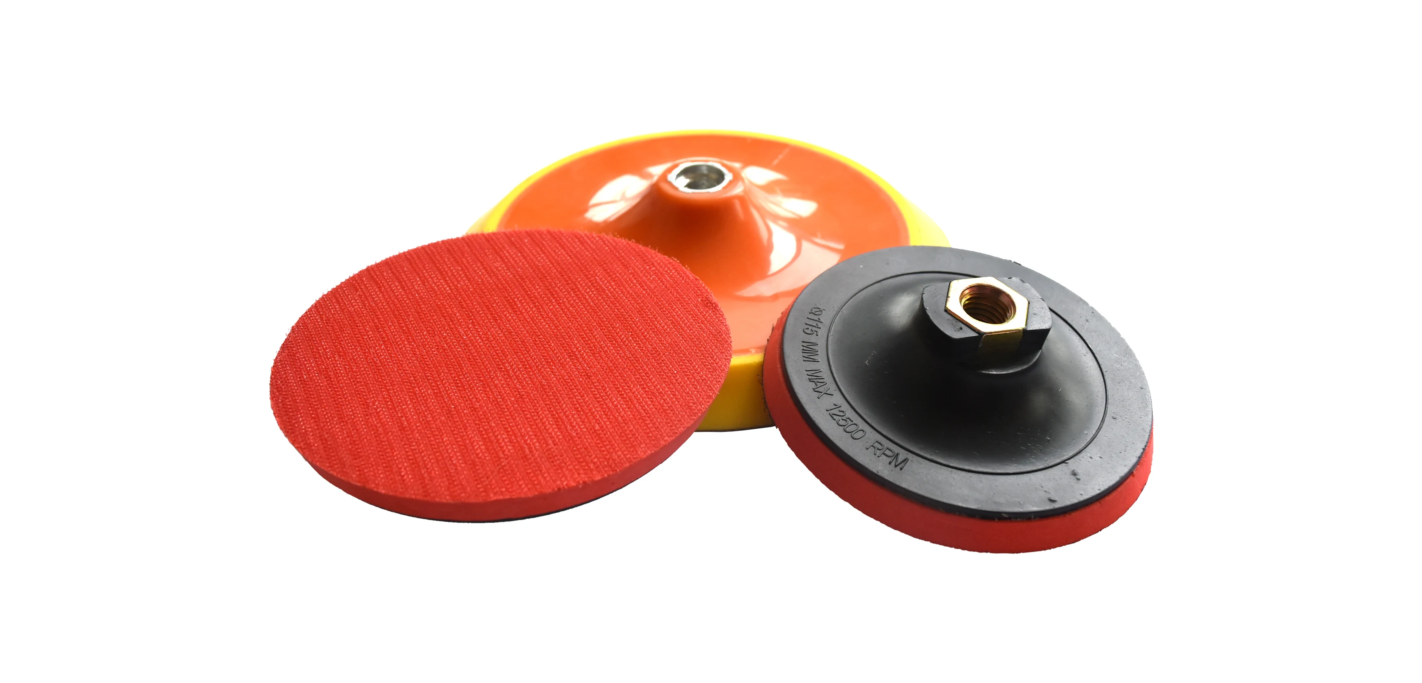 Hot Sales Red Round Hook and Loop Backing Pad Polishing Wheel Car Polishing Pads Sanding Pad Used with Angle Grinder