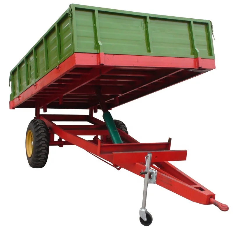 Factory produces 1.5 to 5 tons of agricultural dump trailers, single axle trailers