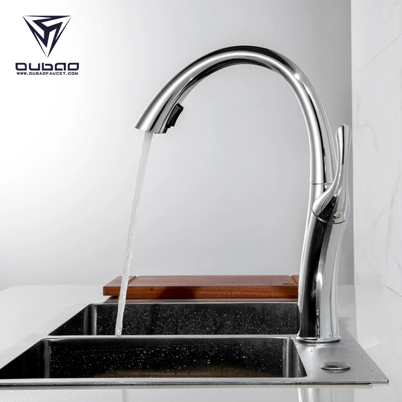 Single Handle Sanitary Ware Tapware Pull Down Lavabo Kitchen Faucets