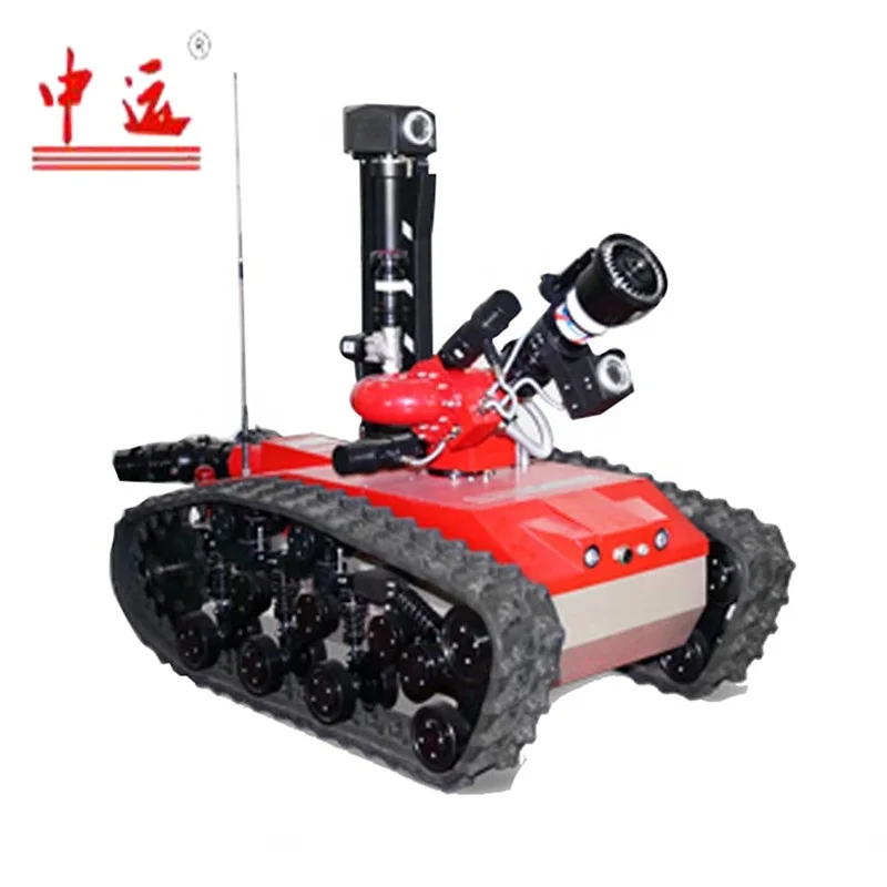 RXR-M50D  Explosion-proof Battery Driven Remote Control Fire fighting Robot Fireman with Water Cannon