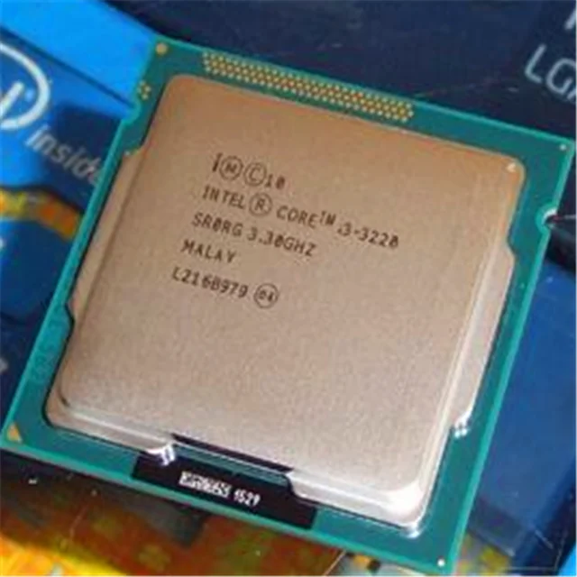 for Intel core desktop cpu processor i3  3220  socket