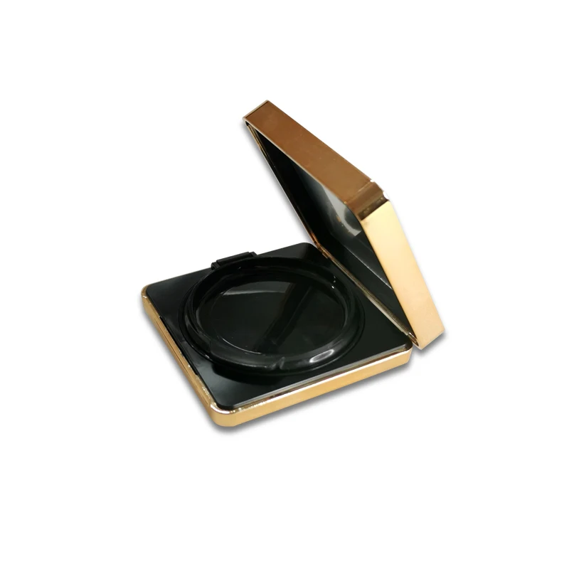 K in stock square case magnet open air cushion box for BB cream Foundation container with Mirror