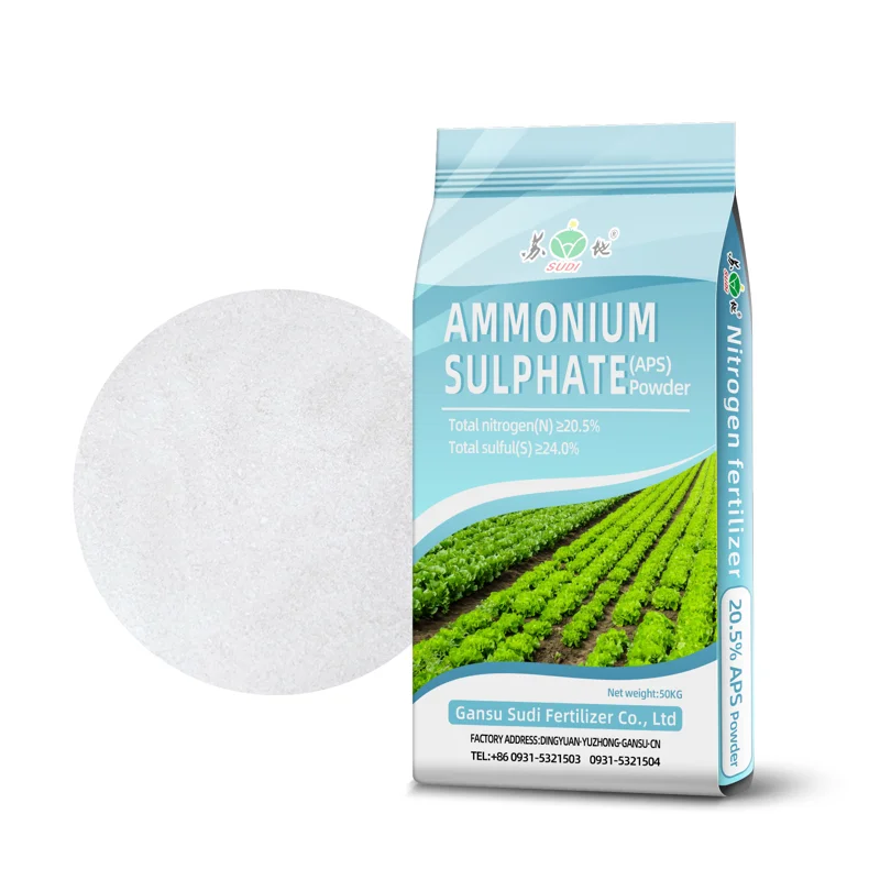 20.5% Ammonium sulphate(APS) powder Manufactured by the factory Nitrogen fertilizer