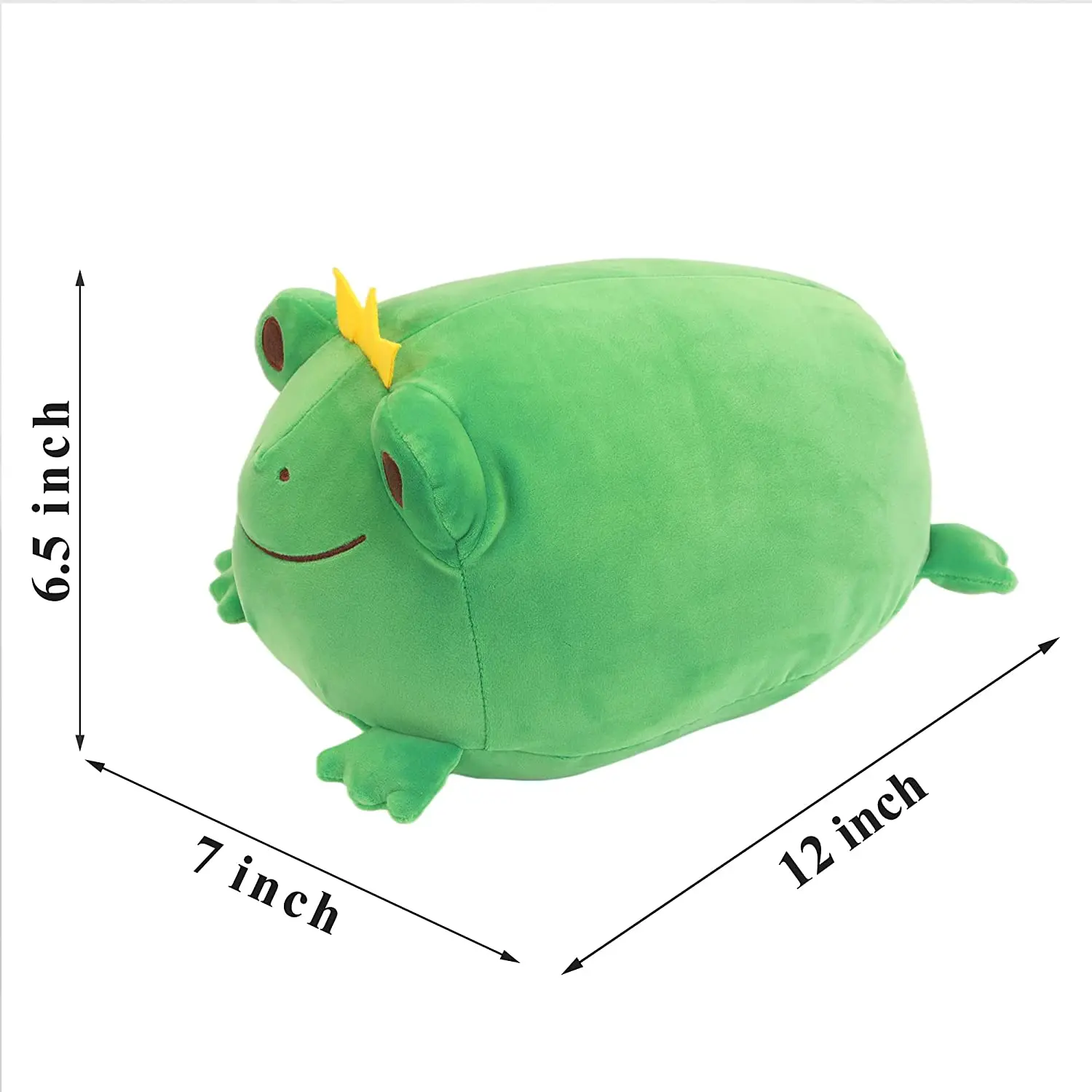 Custom Frog Plush Toys Stuffed Animal Cute Frogs Snuggly Hugging Pillow Gifts Super Soft 12 inch Cartoon Frog Toy for Kids