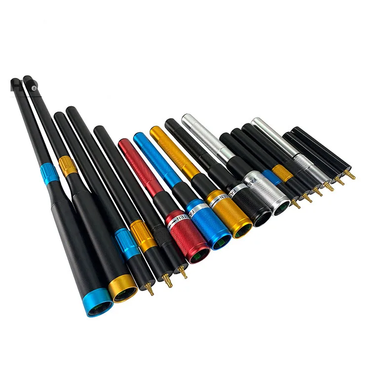 9 16 20 29 inch Aluminum Alloy Billiards Accessories Stick Butt End Cue Extender Cues Telescopic Billiard Pool Cue Extension