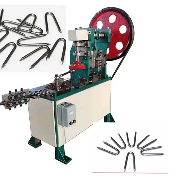 U-образная колючая проволока, газонные гвозди, U-образная скоба, U-образная скоба, машина для изготовления ногтей, линия, цена