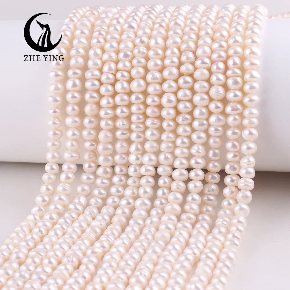 Wholesale 6-7mm A+ flat shape Cultured Freshwater Pearls Loose Pearls For Jewelry Making Bracelet Necklace Natural Pearl Beads