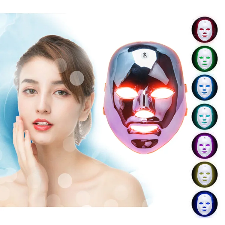 Electrical 7 Color Led Light Therapy Face Mask Phototherapy Smart Latest New Custom For Wireless Photon Infrared