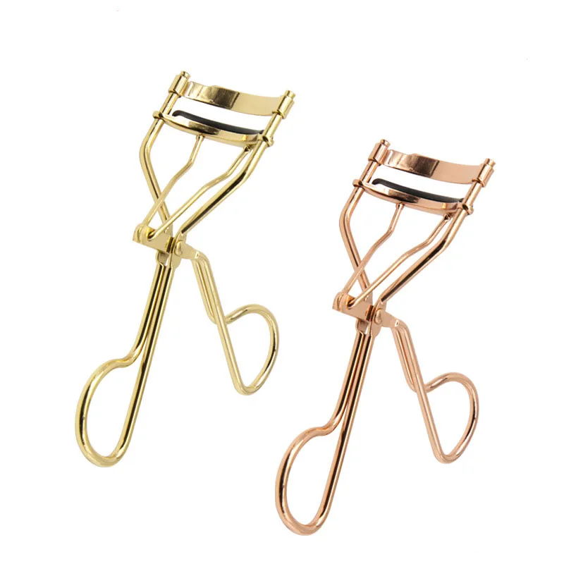 Professional Makeup Tool For Eyelashes Metal Eyelash Curler Golden/ Rose Gold Color