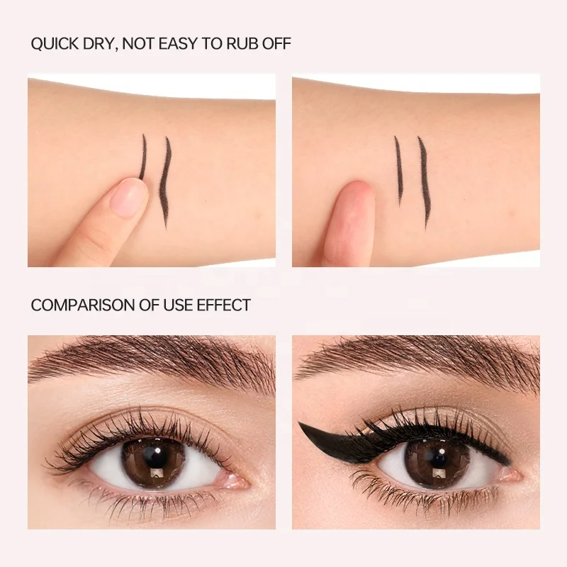 Wholesale Hot selling Eyeliner Matte Makeup Private Label Black Eyeliner Pen Vegan Matte Waterproof Liquid Eyeliner Cosmetics