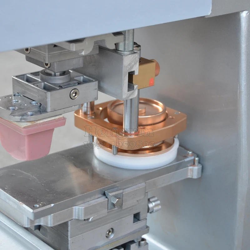 Single Color Tagless Pad Printer With Two-Color Plate Screen Type for Manufacturing Plant Tube Printing