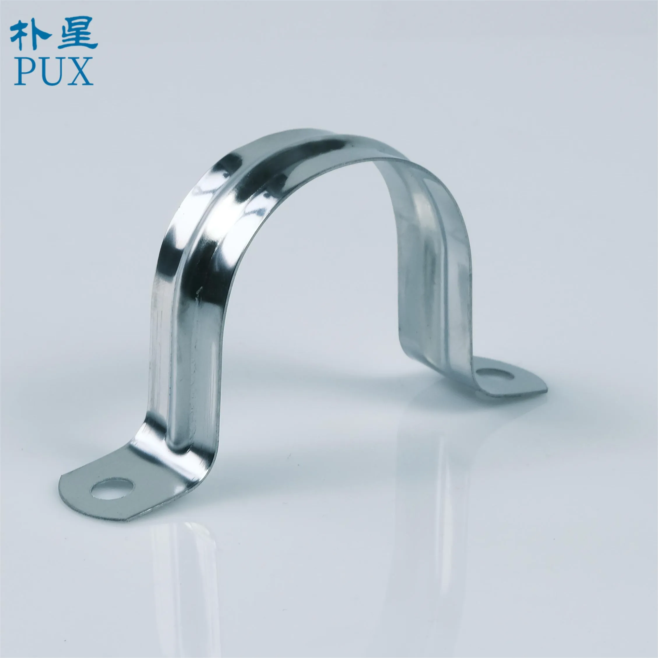 CPVC clamps for water lines U shaped pipe fixings tube strap with two holes From China Manufacturer plumbing materials fitting