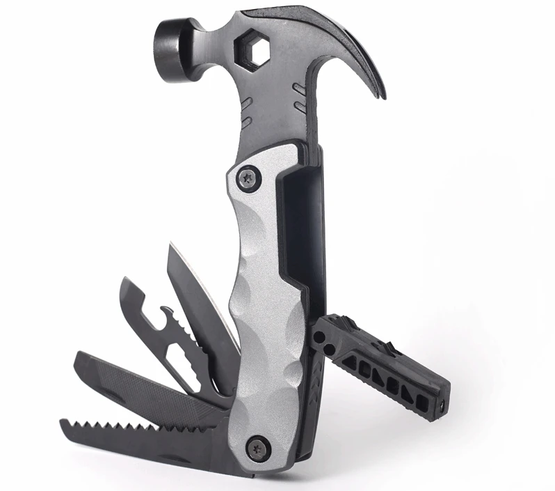 Multi Functional Sheep Horn Hammer Camping Gear Survival Tool