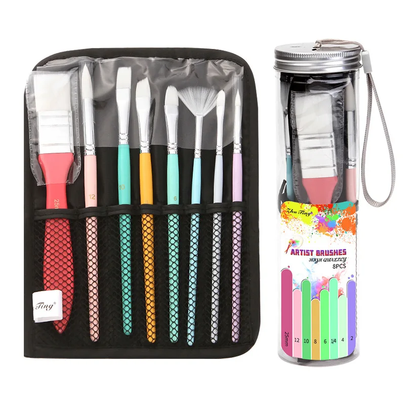 Manufacturer supplies paint brushes set student art class painting paint brushes