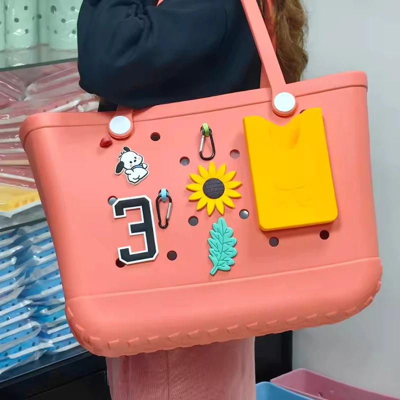 New Design Fashionable Bogg Bag Accessories Soft Eva Rubber Mobile Phone Case Insert with Silicone Phone Holder for Storage