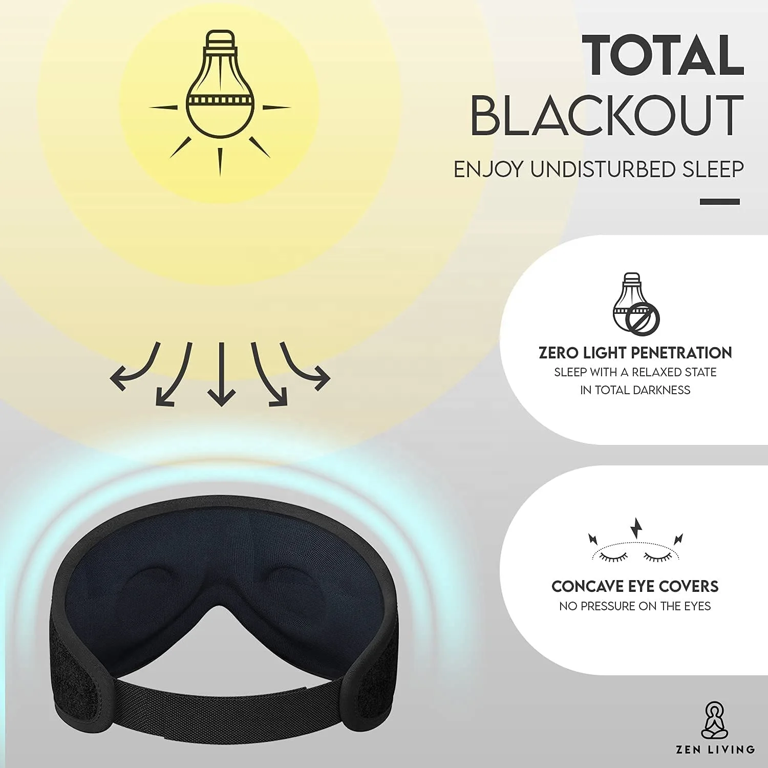 3D Wireless Bluetooth Sleep Mask Music Eye Mask Good Quality Mask Comfortable Manufacturer for Sale Eye Cover
