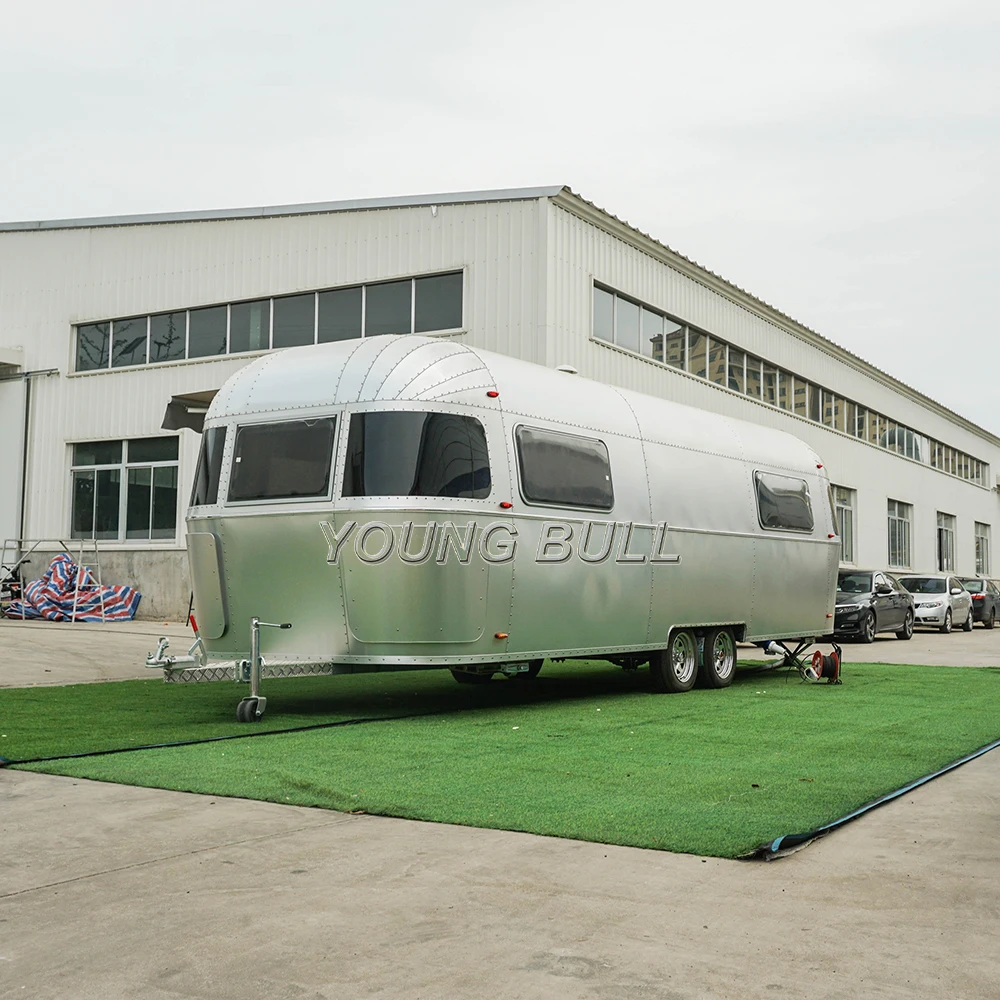 Youngbull 2023 tiny house Mobile Home Travel Trailer Custom Size Aluminum Camping Caravan Motorhome