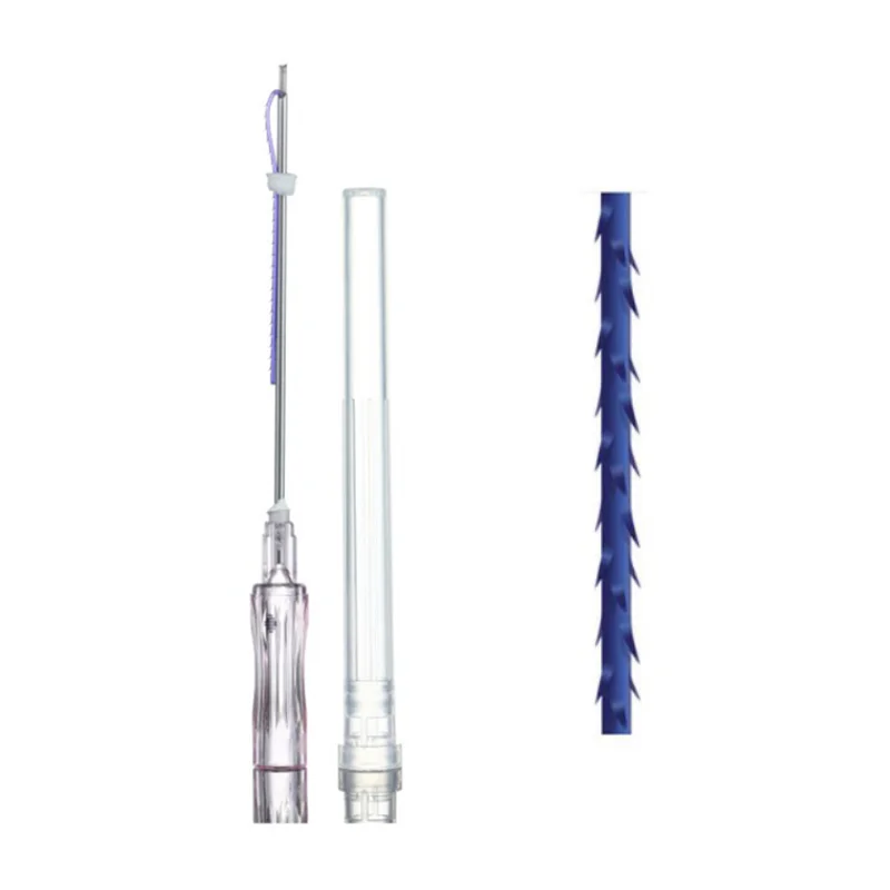 China Supplier skin rejuvenation absorbable v line hilos pdo collagen 4d cog threads