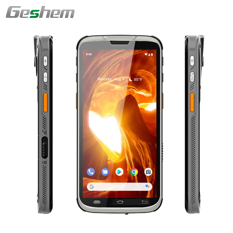 5.5 Inch Portable Handheld Pda GPS Wifi Nfc Rfid Reader 1D 2D Barcode Scanner Fingerprint Android Industrial Rugged Pdas