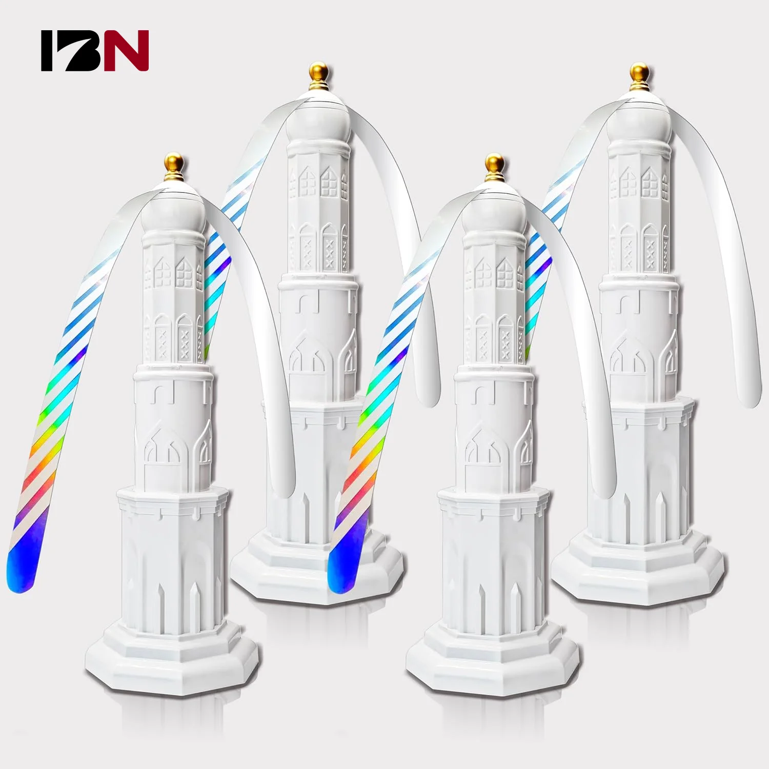 Soft and Safe to Touch fly Fan Bottom Hook Portable and Soundles Portable Fly Deterrent Spinner fan