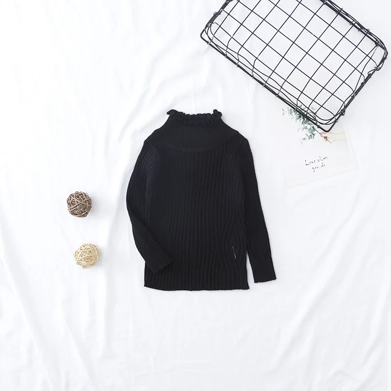 Осенне-зимние свитера, детский Однотонный свитер для детей, хлопковый Детский свитер