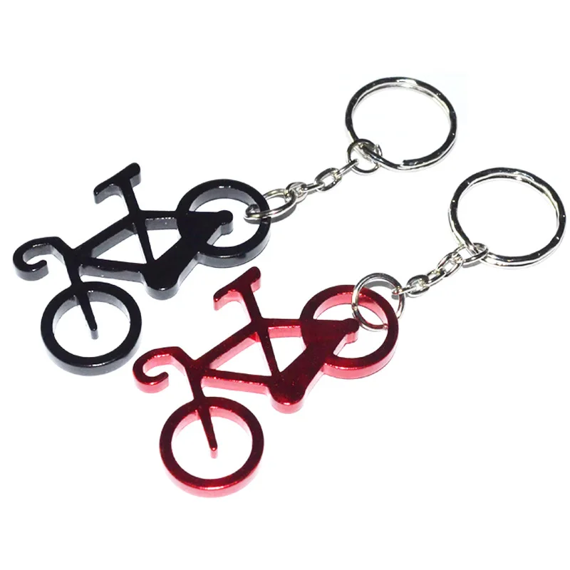 Giveaway Promotion Metal Key Chain Custom Logo Multi tool Aluminium Bicycle Speed Bottle Opener Key chains gift premium