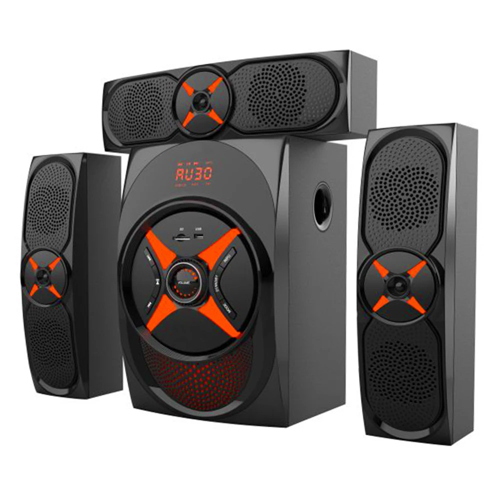 3.1ch динамик с Bluetooth/fm/usb/mp3/sd-картой/удаленным динамиком, домашний кинотеатр, мультимедийная акустическая система