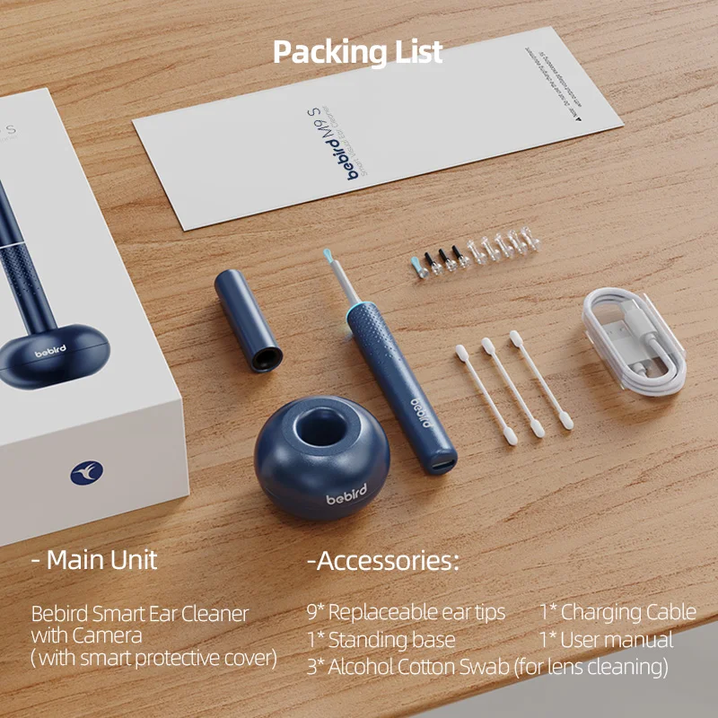 M9S Bebird ear cleaner with camera wifi visual earwax remover - ear cleaner - with camera