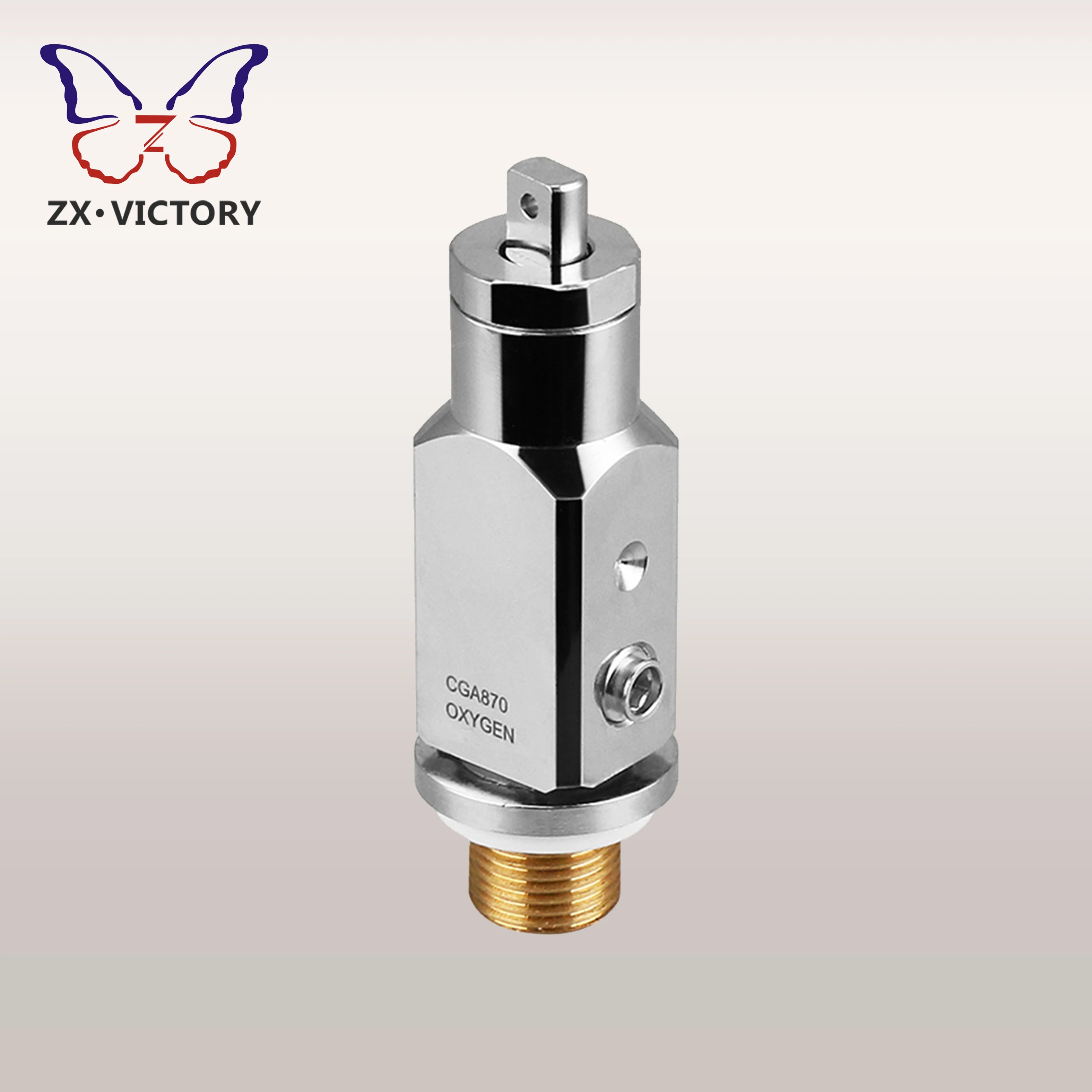 ZX CGA870 O2 медицинский газовый баллонный клапан кислородный баллон 3/4-16UNF