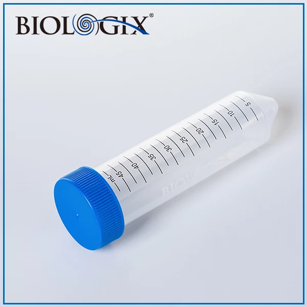 Biologix PP Disposable Lab Conical Bottom  Centrifuge Tubes China Factory  Graduated 15ml 50ml Centrifuge Tube Plastic