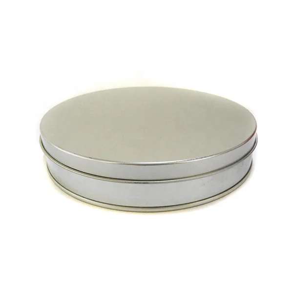 Customized Good Quality Round CD/DVD Storage Gift Tin Box DVD Tin Gift Box packaging