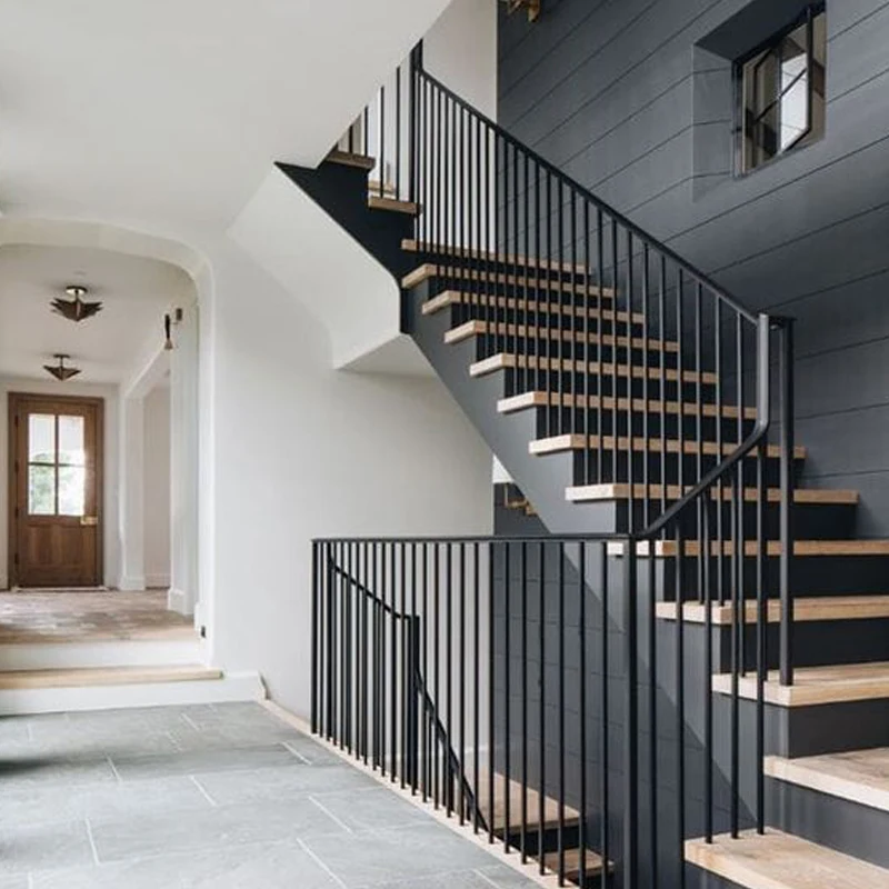 Французские кованые лестничные перила современные железные металлические лестницы балюстрады поручни