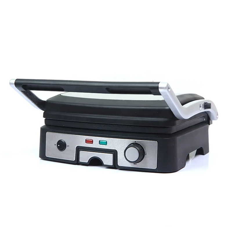 smokeless electric panini toaster sandwich maker press grill machine and steak or meat table top barbecue grill and panini press