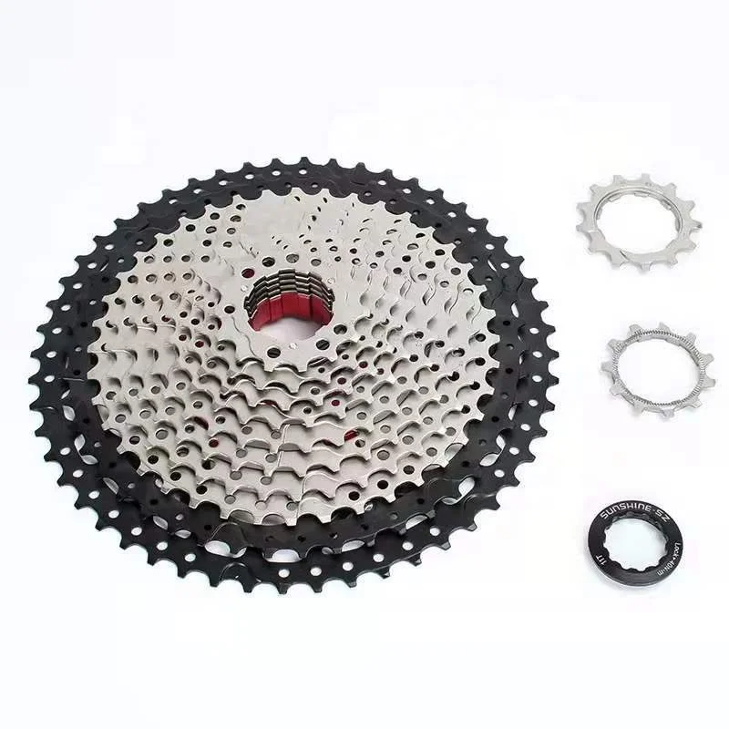 SUNSHINE-MB cassette sprocket bicycle 12S 11-52T bike sprocket red frame bicycle sprocket